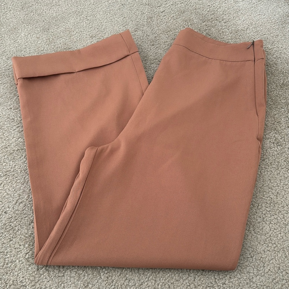 NWT REFKA Peach Colored High Waisted Trousers / Size US 12
